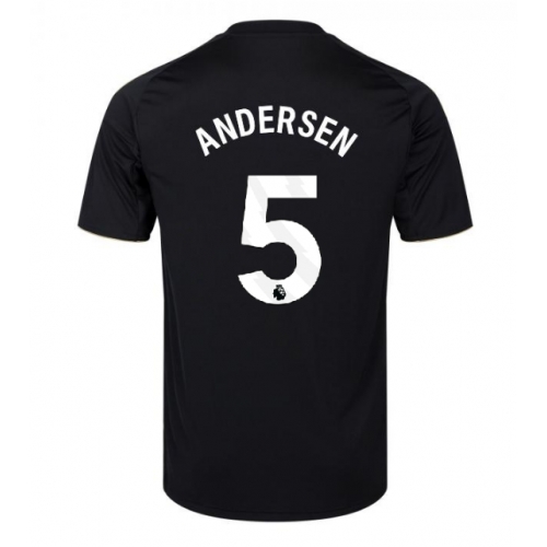 Fulham Joachim Andersen #5 Maglia Gara Terza Repliche 2025-26 Maniche Corte Fulham Joachim Andersen #5 Maglia Gara Terza Repliche 2025-26 Maniche Corte